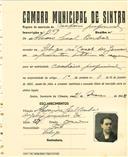 Registo de matricula de cocheiro profissional em nome de Álvaro Leal Barbas, morador no Sabugo, com o nº de inscrição 649.