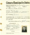 Registo de matricula de carroceiro de 2 ou mais animais em nome de Mário Luís Pulso, morador em Bolembre, com o nº de inscrição 2129.