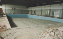 Obras nas piscinas de Ouressa.