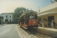 Elétrico no Banzão aquando da inauguração do troço entre a Ribeira de Sintra à Praia das Maçãs.