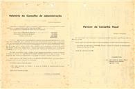 Relatório do conselho de administração da Companhia Sintra Atlântico referente ao ano de 1953.