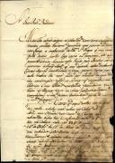 Carta dirigida a José Rodrigues Bandeira proveniente do seu sobrinho, Domingos Pires Monteiro Bandeira, que se encontrava a estudar na Universidade de Coimbra.