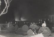 Incêndio que deflagrou no Palácio Nacional de Queluz no dia 4 de Outubro de 1934. 