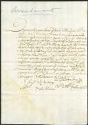 Declaração de arrendamento de uma terra chamada de Morena feito por Afonso José a Custódio José Bandeira.