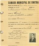 Registo de matricula de carroceiro de 2 ou mais animais em nome de Francisco Paulo Ferreira, morador no Seixal, com o nº de inscrição 2028.