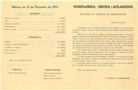 Relatório do conselho de administração da Companhia Sintra Atlântico referente ao ano de 1934.