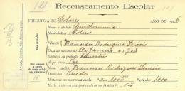 Recenseamento escolar de Guilhermina Inácio, filha de Francisco Rodrigues Inácio, moradora no Penedo.