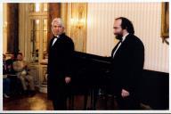 Concerto com Dmitry Hvorostovsky e Mikhail Arkadiev, durante o Festival de Música de Sintra, no Palácio Nacional de Queluz.
