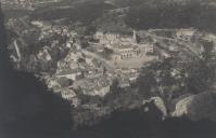 Vista aérea da vila de Sintra.