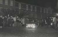 Prova noturna do Rally das Camélias no Largo da República em Sintra.