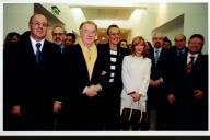 Visita do Presidente da República Dr. Jorge Sampaio e esposa, com o Presidente da Câmara Municipal de Sintra, Dr. Fernando Seara e esposa, no Centro Cultural Olga Cadaval.