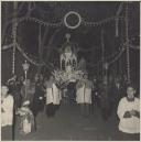 Procissão noturna nas festas de Nossa Senhora do Cabo Espichel na freguesia de São Martinho.