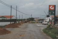 Obras na rede de saneamento básico em Areneiro dos Marinheiros.