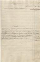  Livro de registo dos rendimentos da Câmara Municipal de Belas, entre 1836 a 1843.