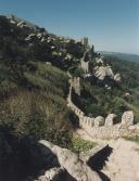 Vista parcial do adarve do Castelo dos Mouros.