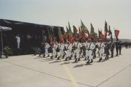 Parada militar na comemoração do aniversário da Base Aérea n.º 1 de Sintra.