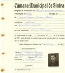Registo de matricula de carroceiro de 2 ou mais animais em nome de Manuel Tavares Inácio Júnior, morador no Sabugo, com o nº de inscrição 2192.