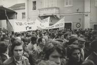 Comemoração do 1.º de Maio de 1974 em Sintra.