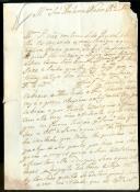 Carta dirigida a António Pereira Nobre de Almeida proveniente de António Nunes, de Évora, a dar notícias da herdade.