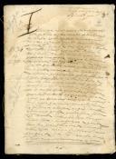 Carta de venda de um pomar sito no Beiçudo, Colares, feita por Francisco Carrasco e sua mulher, Ana Antunes, a Gaspar de Sousa de Lacerda.