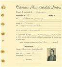 Registo de matricula de carroceiro em nome de Heloisa da Assunção, moradora no Penedo, com o nº de inscrição 1789.