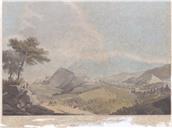 The Front View of Mde. Vismes Country Seat at Montserat Near Cyntra Taken From the Quinta da Piedade [Material gráfico] / Alexandre-Jean Noel. – [S.l.] : Wells, 1795. – 1 água-tinta : papel, col. ; 42 x 60 cm.