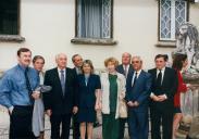 Edite Estrela, Presidente da Câmara Municipal de Sintra, na receção a Mikhail Gorbatchov.