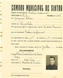 Registo de matricula de cocheiro profissional em nome de Joaquim Felicio, morador na Quintinha, com o nº de inscrição 713.