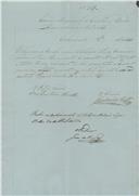 Relação n.º 7 dos documentos entregues ao tesoureiro do concelho de Belas, José de Barros. 