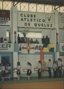 Atuação da fanfarra dos Bombeiros no Clube Atlético de Queluz.