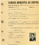 Registo de matricula de carroceiro de 2 ou mais animais em nome de Manuel Neves Jordão, morador em Morelinho, com o nº de inscrição 2004.