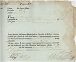 Auto judicial movido pelo Ministério Público contra Jacinta Maria pela dívida de foros no ano de 1844.