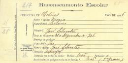 Recenseamento escolar de Maria Silvestre, filho de José Silvestre, moradora no Mucifal.
