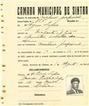 Registo de matricula de cocheiro profissional em nome de Ayres Lopes, morador em Magoito, com o nº de inscrição 715.