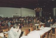 Sessão pública da Assembleia Municipal na sala da Nau do Palácio Valenças.