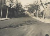 Vista parcial de uma rua em Queluz.