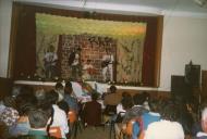 Atuação do Grupo de Teatro Amador do Concelho de Sintra, R.V.S., com a peça "A Porca da Vida", de Venda Seca.
