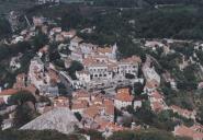 Vista geral da vila de Sintra captada a partir do castelo dos mouros.