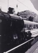 Recriação histórica na estação de Sintra com a locomotiva a vapor modelo 0186 construída no inicio do século XX.