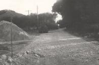 Construção da estrada entre Fontanelas e Janas.