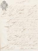 Circular de Pedro José de Oliveira, pelo Secretário Geral da 1ª Repartição do Governo Civil de Lisboa, ao Administrador do Concelho de Sintra, referente à carta de lei de 21/04/1846.