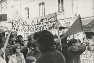 Comemoração do 1º de Maio de 1974 na Estefânia, em Sintra.
