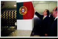Visita do Presidente da República Dr. Jorge Sampaio no Centro Cultural Olga Cadaval.