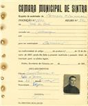 Registo de matricula de carroceiro 2 ou mais animais em nome de João da Costa, morador em Albarraque, com o nº de inscrição 1840.