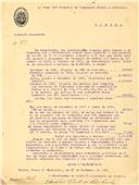Ofício da Câmara Municipal de Sintra relativo às faturas em divida dos meses de dezembro de 1920 a outubro de 1921.