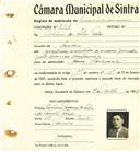 Registo de matricula de carroceiro de 2 ou mais animais em nome de António da Silva Melão, morador em Gouveia, com o nº de inscrição 2102.
