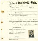 Registo de matricula de carroceiro de 2 ou mais animais em nome de Salvador Miguel, morador na Chilreira, com o nº de inscrição 2090.