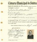 Registo de matricula de carroceiro de 2 ou mais animais em nome de Joaquim Duarte Constâncio, morador na Assafora, com o nº de inscrição 2062.