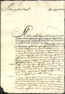 Carta dirigida a Domingos Pires Bandeira proveniente do contabilista enviado para o rio de Janeiro.