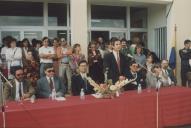 Rui Silva, Presidente da Câmara Municipal de Sintra, na inauguração da escola Ferreira de Castro, em Mem Martins.
